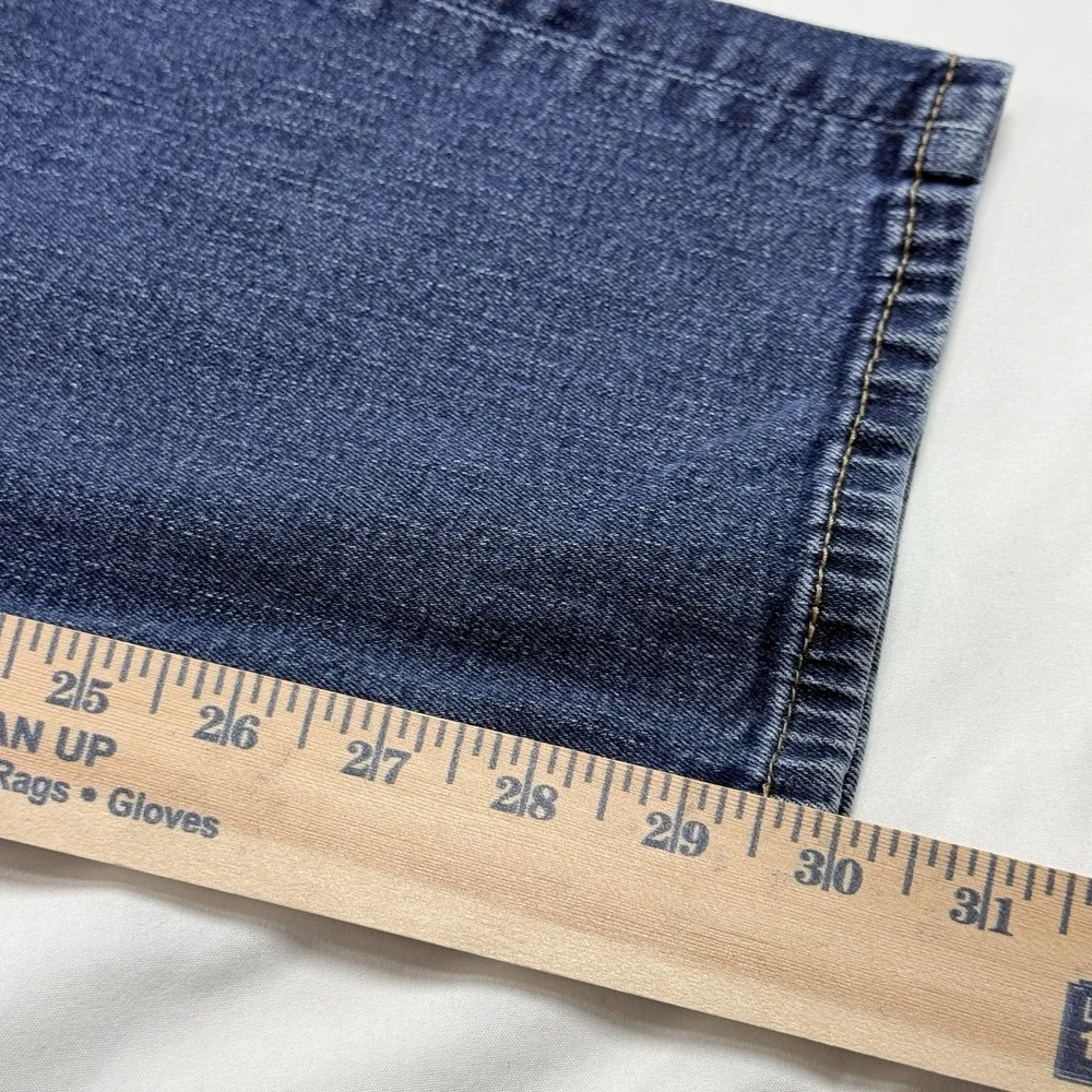 Warp + Weft ORD Chicago Straight‎ Jeans Mens 33x30 Undertow Stretch Denim Blue